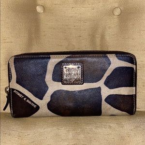Giraffe print Dooney & Burke wallet